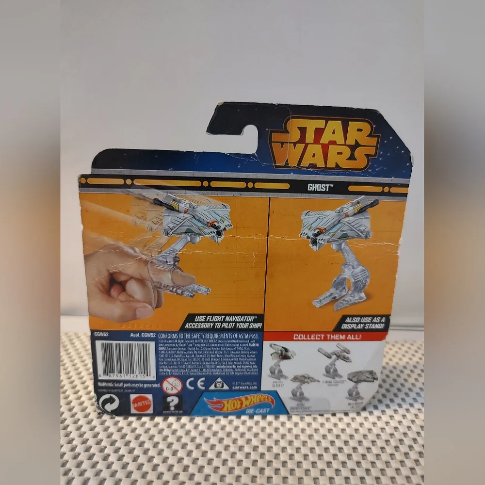 Hot Wheels Ghost Star Wars Rebels Die-Cast NWT Disney